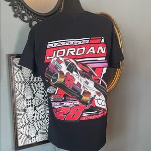 Black Jacob Jordan Racing Graphic T-Shirt